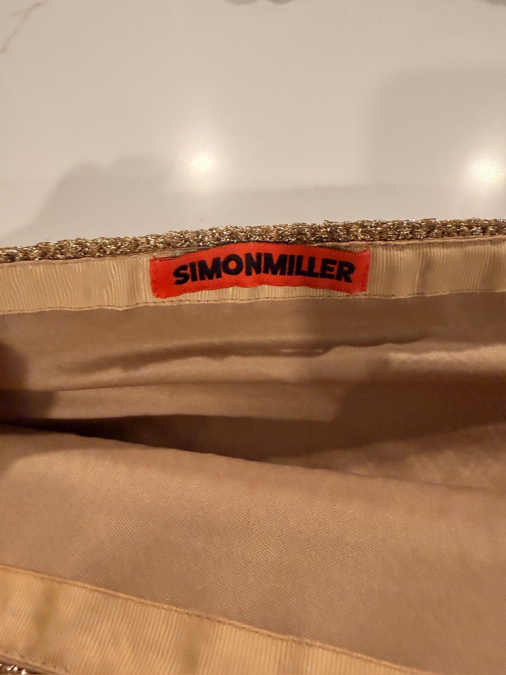 Simon Miller Beep Beep Gold Crochet Scalloped Mini Skirt XS - Picture 6 of 7
